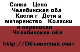 Санки › Цена ­ 1 700 - Челябинская обл., Касли г. Дети и материнство » Коляски и переноски   . Челябинская обл.